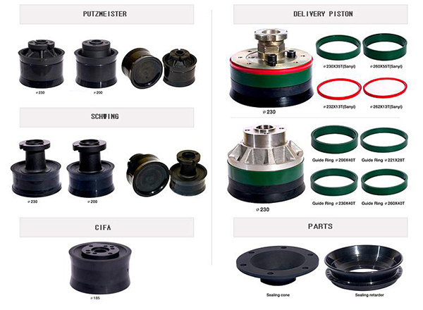 混凝土泵組組件